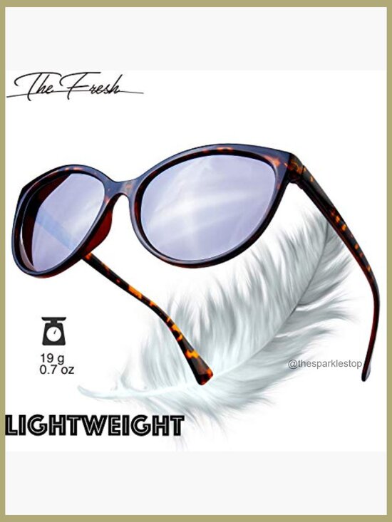 Polarized Cat Eye Sunglasses with UV Protection and Gift Box main image 5